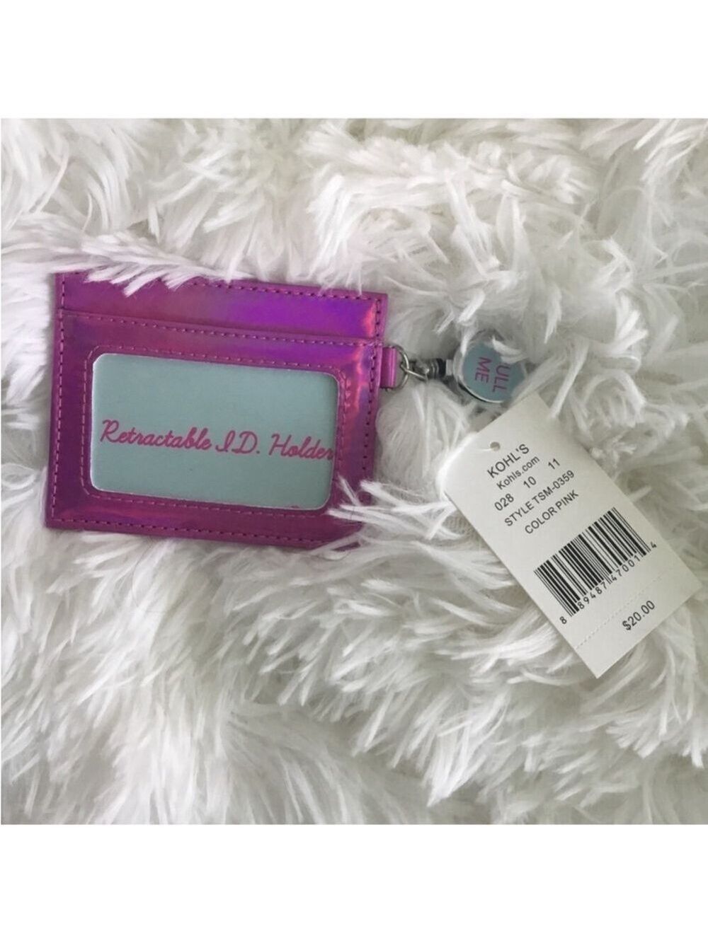 Kohl's Woman' or student retractable ID case attached retractable clip - Picture 7 of 11
